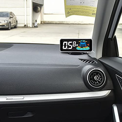 ELSNU Car Parking Sensors Kit Reverse Radar parktronic System Auto Electronics Vehicle Back Assistant Reverse 8 Sensor