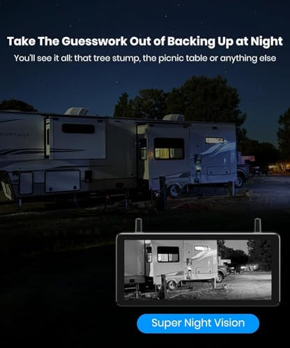 AUTO-VOX RV Backup Camera Wireless Plug and Play System