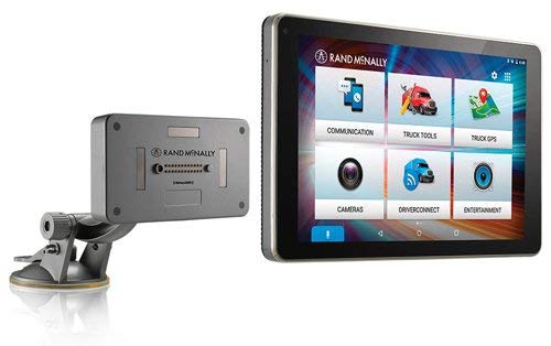 Rand McNally OverDryve 8 Pro 8in Truck GPS Tablet with Dash Cam and Bluetooth (Renewed)