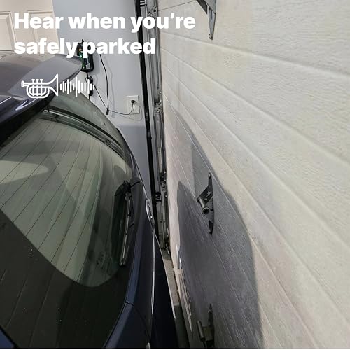 Infinity Shield: Safety Sensor for Garage | 25-Beam Sensor | UL-325 Certified, Seamless Installation & Audible Parking Assistance | Protects Against Open Hatches