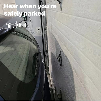Infinity Shield: Safety Sensor for Garage | 25-Beam Sensor | UL-325 Certified, Seamless Installation & Audible Parking Assistance | Protects Against Open Hatches
