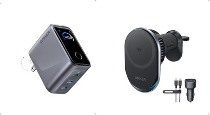 Anker Prime USB C Charger(160W) with Anker Prime Car Charger
