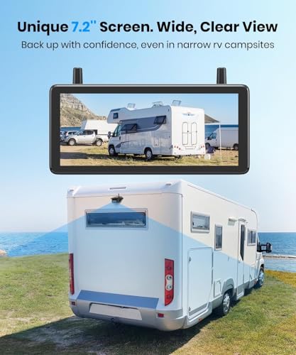 AUTO-VOX RV Backup Camera Wireless Plug and Play System