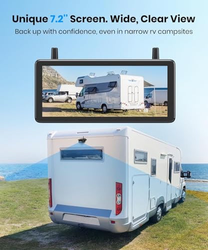 AUTO-VOX RV Backup Camera Wireless Plug and Play System