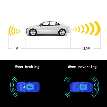 ELSNU Car Parking Sensors Kit Reverse Radar parktronic System Auto Electronics Vehicle Back Assistant Reverse 8 Sensor