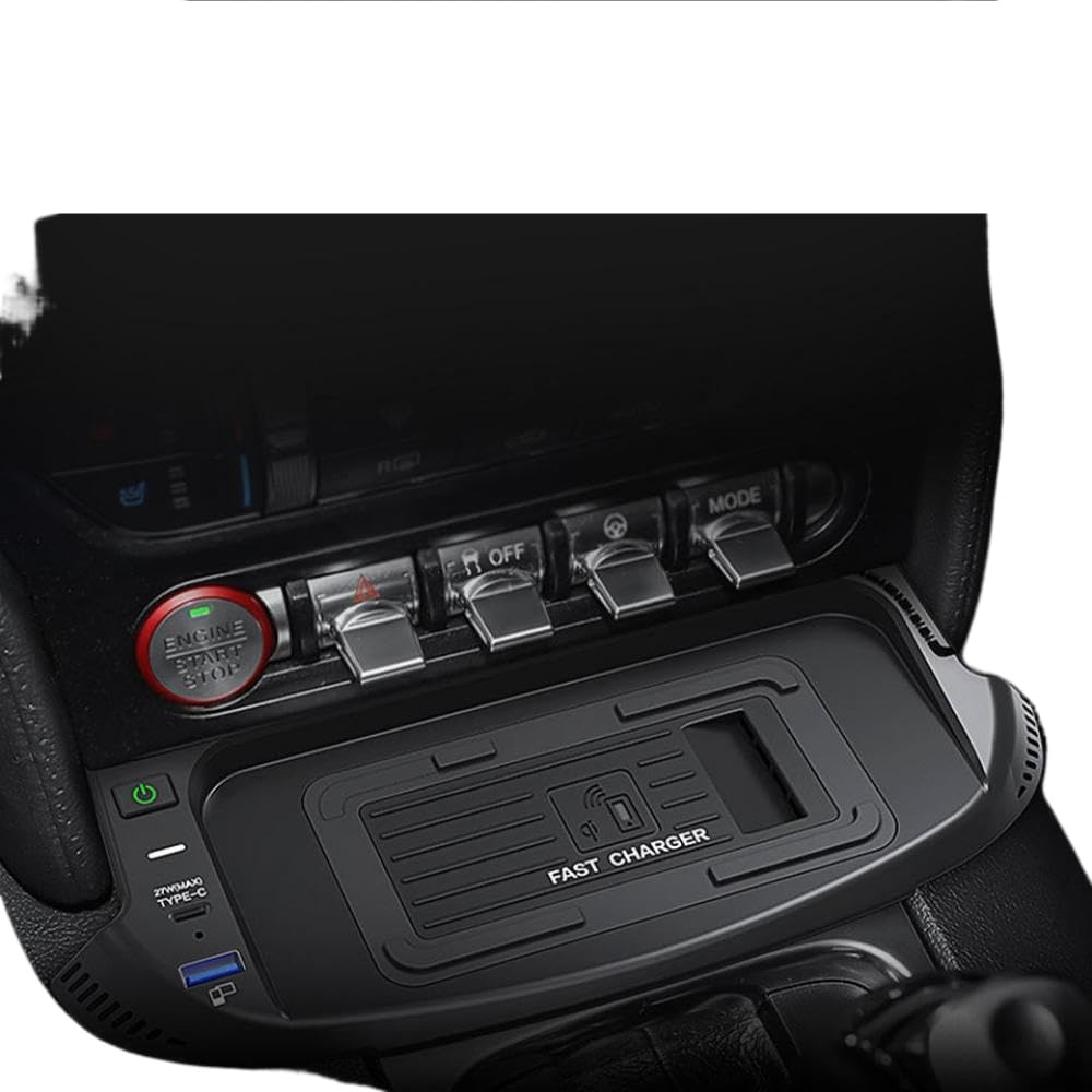 Mustang 2015-2022 Compatible Car Charger Adapter Wireless QI Phone Fast Pad