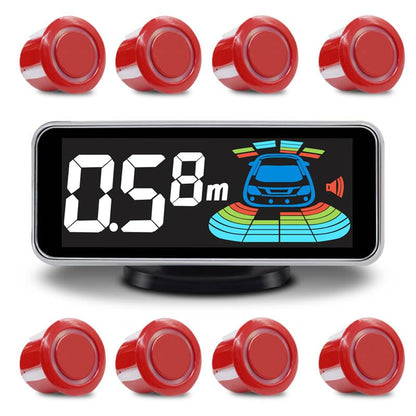 ELSNU Car Parking Sensors Kit Reverse Radar parktronic System Auto Electronics Vehicle Back Assistant Reverse 8 Sensor