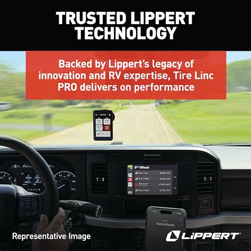 Lippert Tire LINC PRO RV Tire Pressure/Temperature Monitoring System (TPMS)