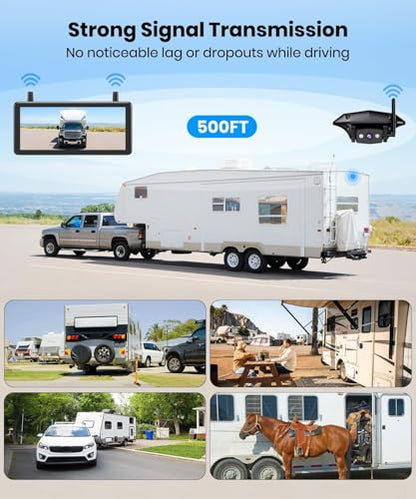 AUTO-VOX RV Backup Camera Wireless Plug and Play System