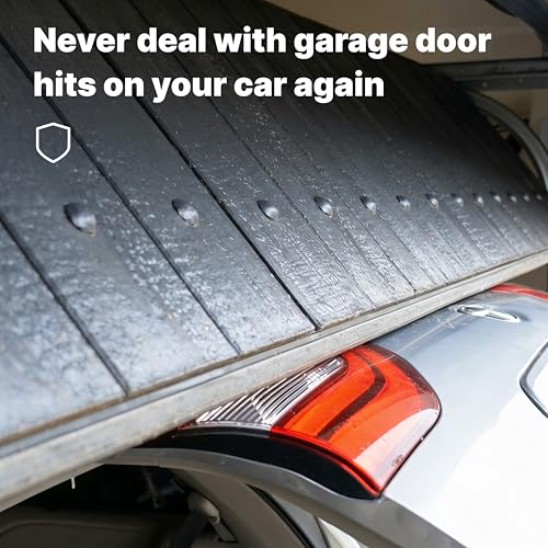 Infinity Shield: Safety Sensor for Garage | 25-Beam Sensor | UL-325 Certified, Seamless Installation & Audible Parking Assistance | Protects Against Open Hatches