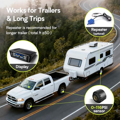 Tymate TM12 TPMS 4 sensors + 6 sensors