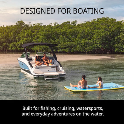 Simrad GO Chartplotter and Fish Finder, with Transducer and Radar Options, Preloaded C-MAP Discover Chart Card