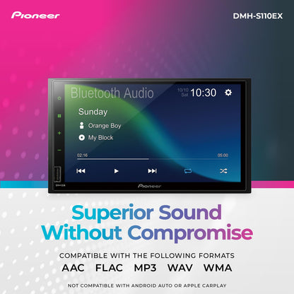 Pioneer DMH-W3000NEX 6.8" Double Din Multimedia Digital Media Receiver
