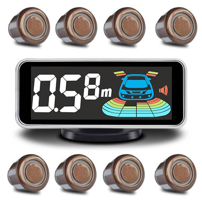 ELSNU Car Parking Sensors Kit Reverse Radar parktronic System Auto Electronics Vehicle Back Assistant Reverse 8 Sensor