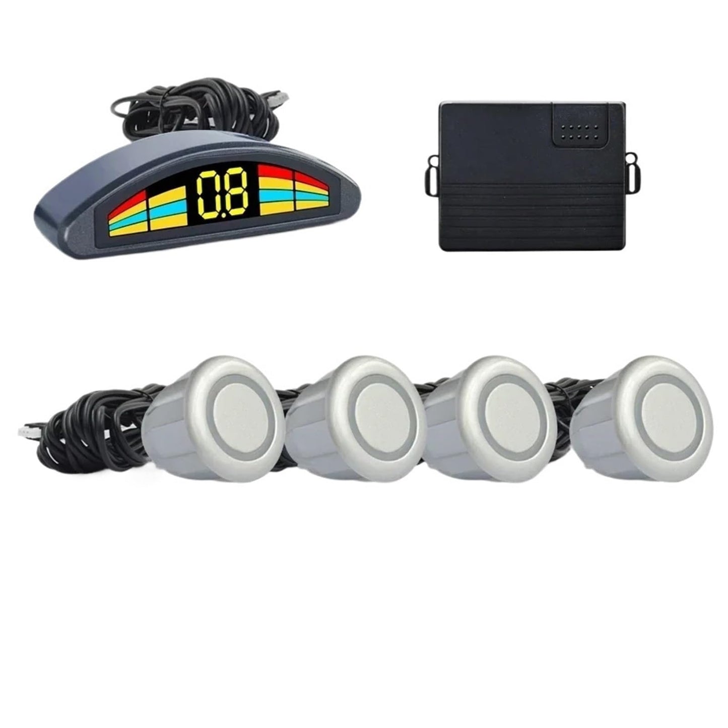 Professional Front Parking Sensor Kit Auto Car Prefix Parktronic Vehicle Assistant System Buzzer Alarm Volume Not Backup Radar