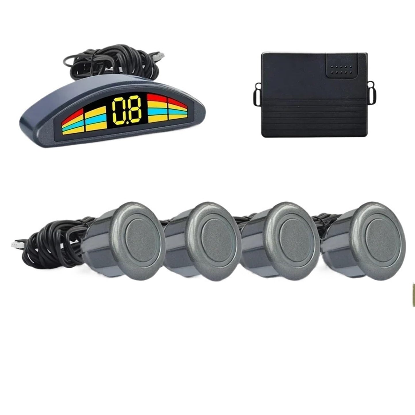 Professional Front Parking Sensor Kit Auto Car Prefix Parktronic Vehicle Assistant System Buzzer Alarm Volume Not Backup Radar