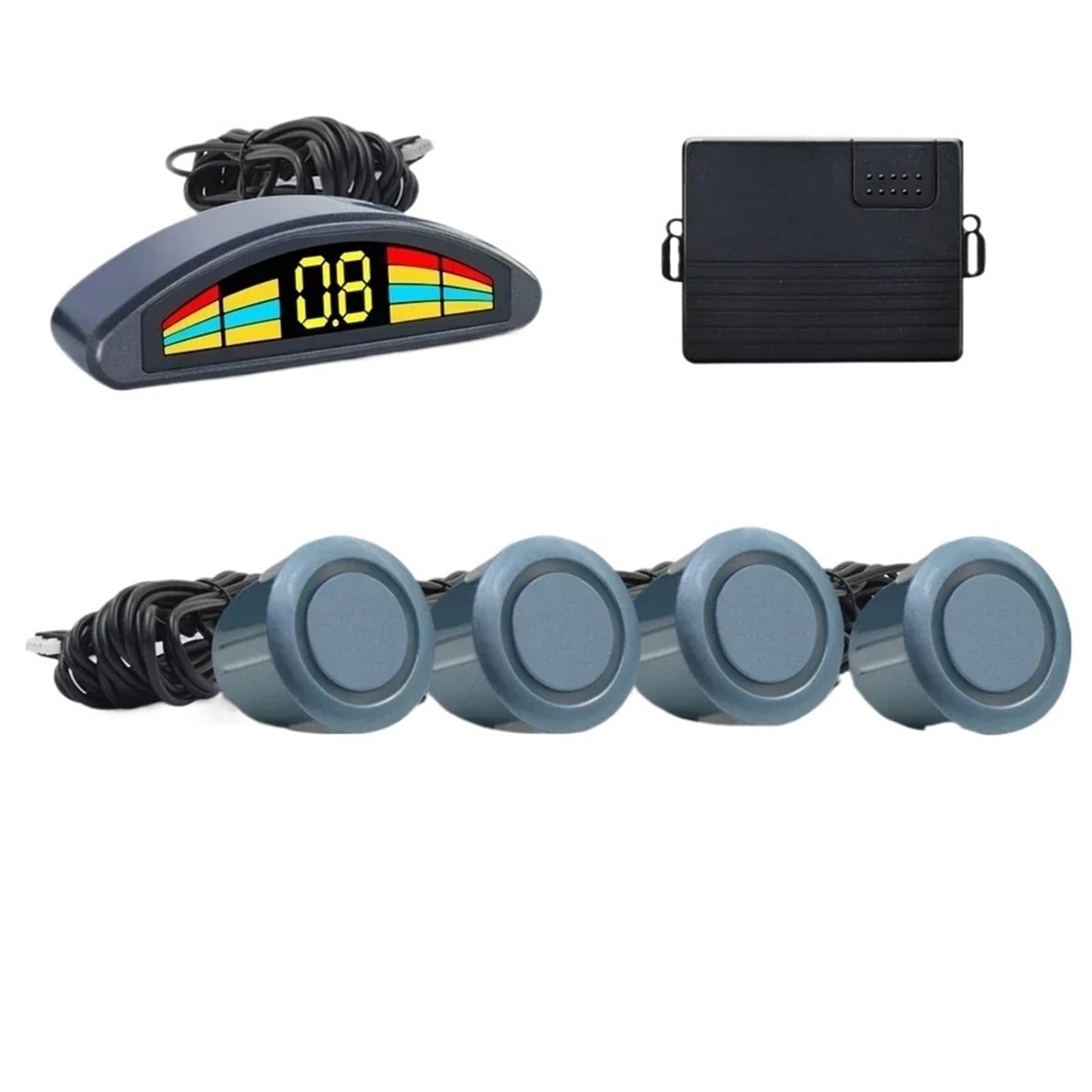 Professional Front Parking Sensor Kit Auto Car Prefix Parktronic Vehicle Assistant System Buzzer Alarm Volume Not Backup Radar