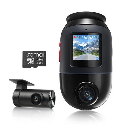 70mai Dual Dash Cam Front and Rear 4K, Car Camera for Cars with Sony IMX678, STARVIS 2 Night Vision, 4G LTE, AI Motion Detection, ADAS, 5GHz Wi-Fi 6, Parking Monitor, Voice Control