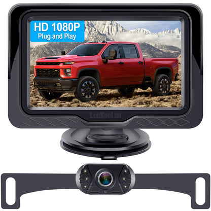 LeeKooLuu HD 1080P Wired Backup Camera