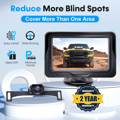 LeeKooLuu HD 1080P Wired Backup Camera