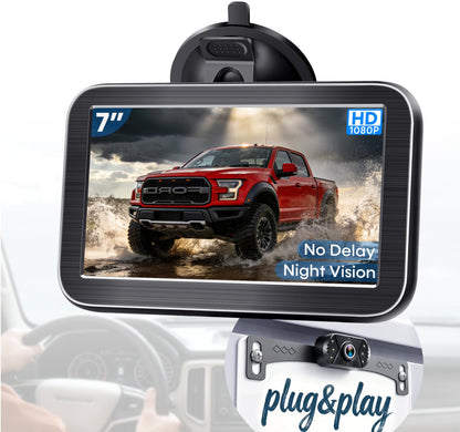 LeeKooLuu HD 1080P Wired Backup Camera