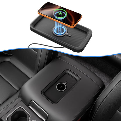 CZmenghe Magnetic Wireless Charger Compatible with 2015-2026 Chevy Silverado GMC Sierra 1500 2500HD 3500HD Phone Charger Tray Replacement for 2015-2026 Chevy Silverado Accessories