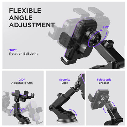 Wireless Car Charger,【7 Colored LED Backlit】 Mosurr 15W Auto Clamping Car Charger Phone Mount Holder fit for iPhone 15 14 13 12 Mini Pro Max 11 XR XS X, Samsung Galaxy S23 Ultra S22 S21+ S10+ Note 20