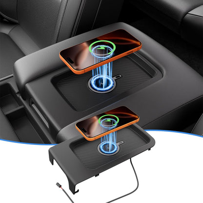 CZmenghe Magnetic Wireless Charger Compatible with 2015-2026 Chevy Silverado GMC Sierra 1500 2500HD 3500HD Phone Charger Tray Replacement for 2015-2026 Chevy Silverado Accessories