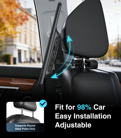 16 inch Android 13 Car Headrest Monitor Screen Car TV Entertainment System for Cars Backseat,Support Phone Wireless Mirroring Sync Screen WiFi HDMI Bluetooth USB SD Video Player 4G+64G