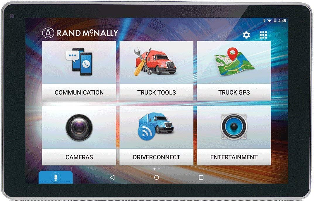 Rand McNally OverDryve 8 Pro 8in Truck GPS Tablet with Dash Cam and Bluetooth (Renewed)