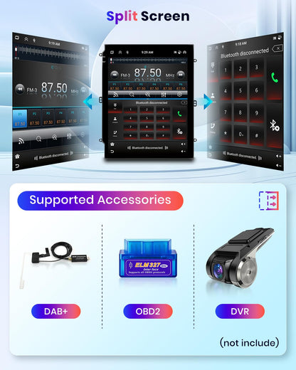 Android 13 Car Radio for Toyota Fortuner Hilux 2005-2014