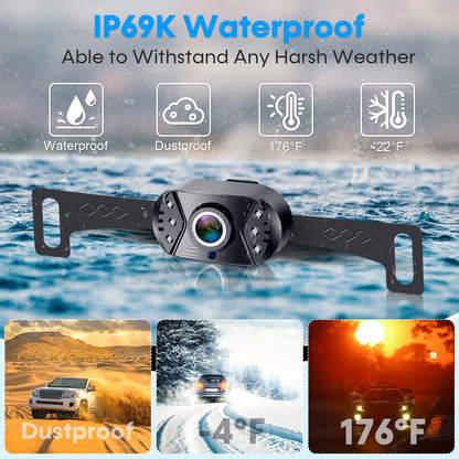 LeeKooLuu HD 1080P Wired Backup Camera