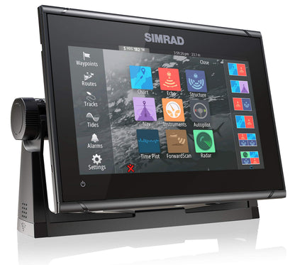 Simrad GO9 XSE - Chartplotter (No Transducer) with C-MAP Discover Chart Card,000-13210-002
