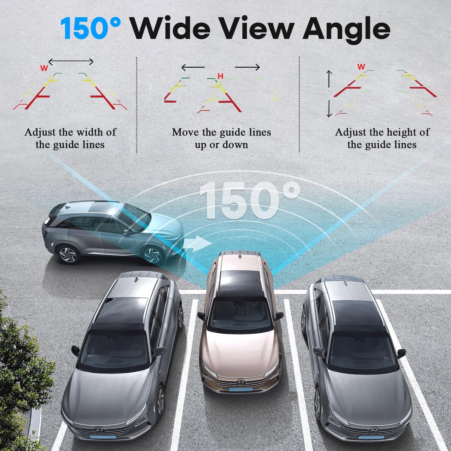 LeeKooLuu HD 1080P Wired Backup Camera