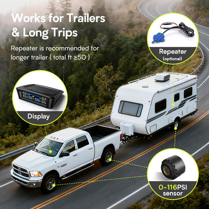 Tymate TM12 TPMS 4 sensors + 6 sensors