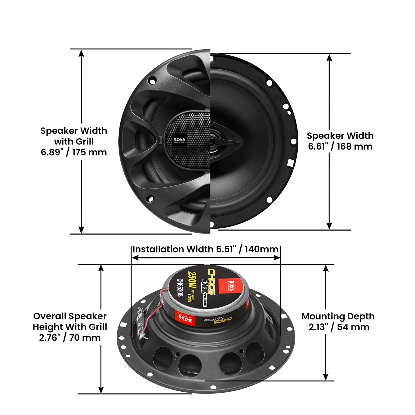 BOSS Audio Systems CH65 Parent