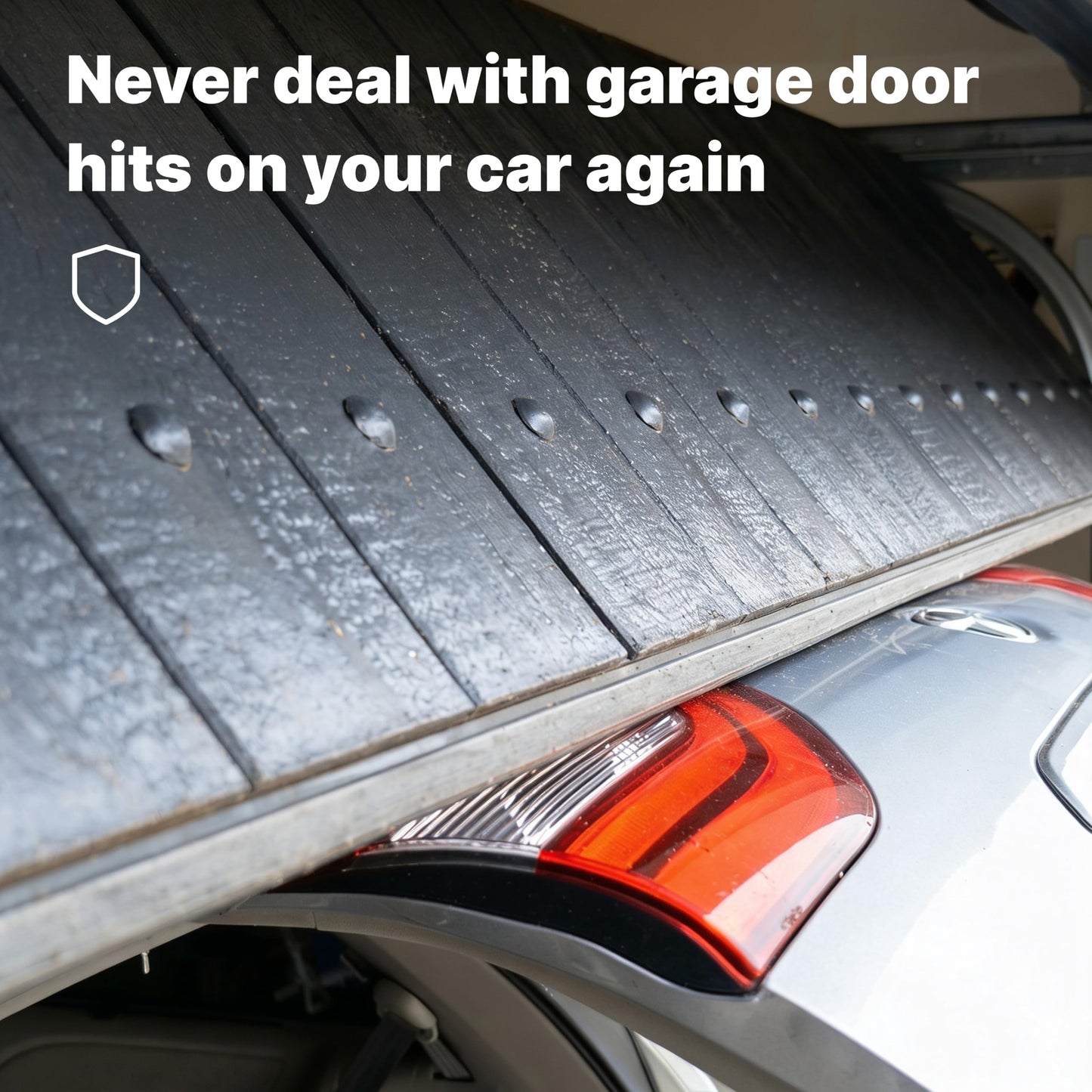Infinity Shield: Safety Sensor for Garage | 25-Beam Sensor | UL-325 Certified, Seamless Installation & Audible Parking Assistance | Protects Against Open Hatches